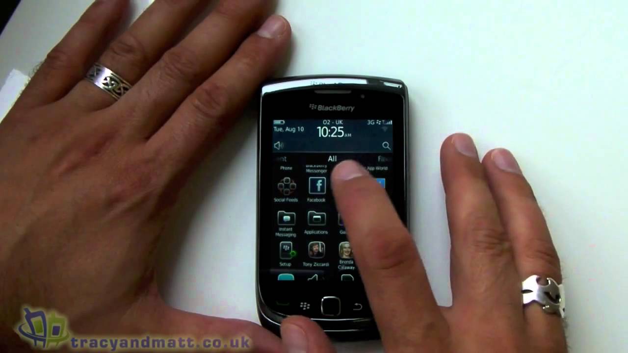 BlackBerry Torch 9800 full demo video