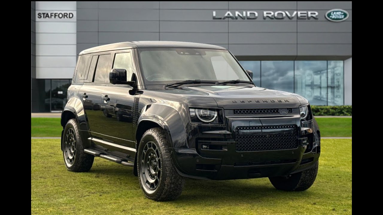 New Land Rover Defender 110 4.4 P635 V8 MHEV OCTA Black in Narvik Black I Stafford Land Rover