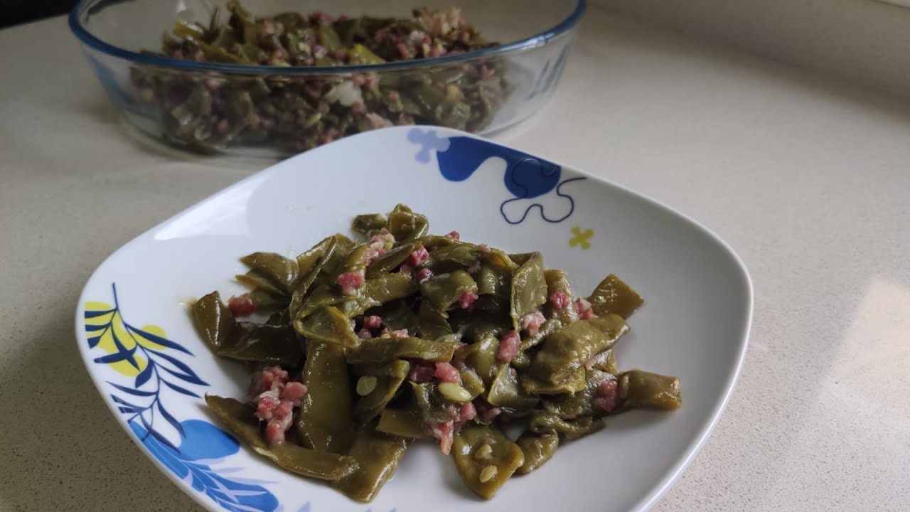 COMO HACER UNAS JUDÍAS VERDES CON JAMÓN. THERMOMIX