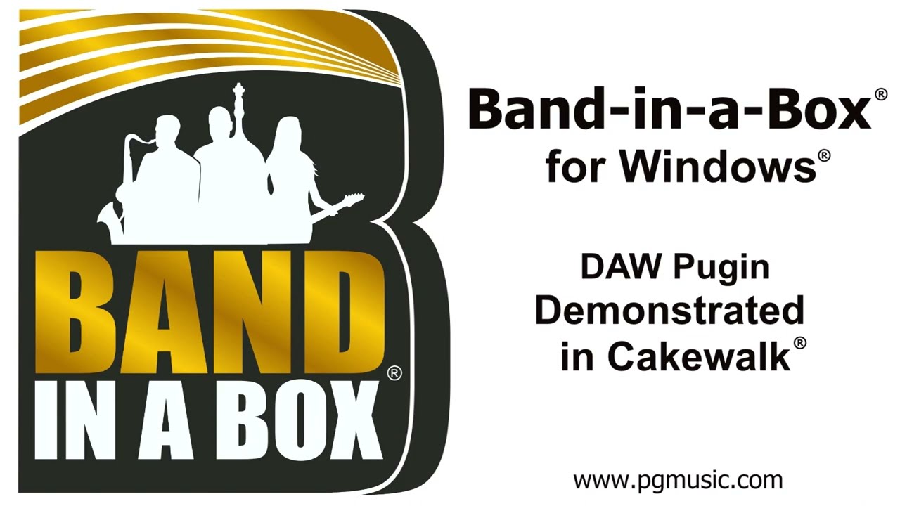 Band-in-a-Box® VST DAW Plugin for Windows®, demonstrated in Cakewalk®