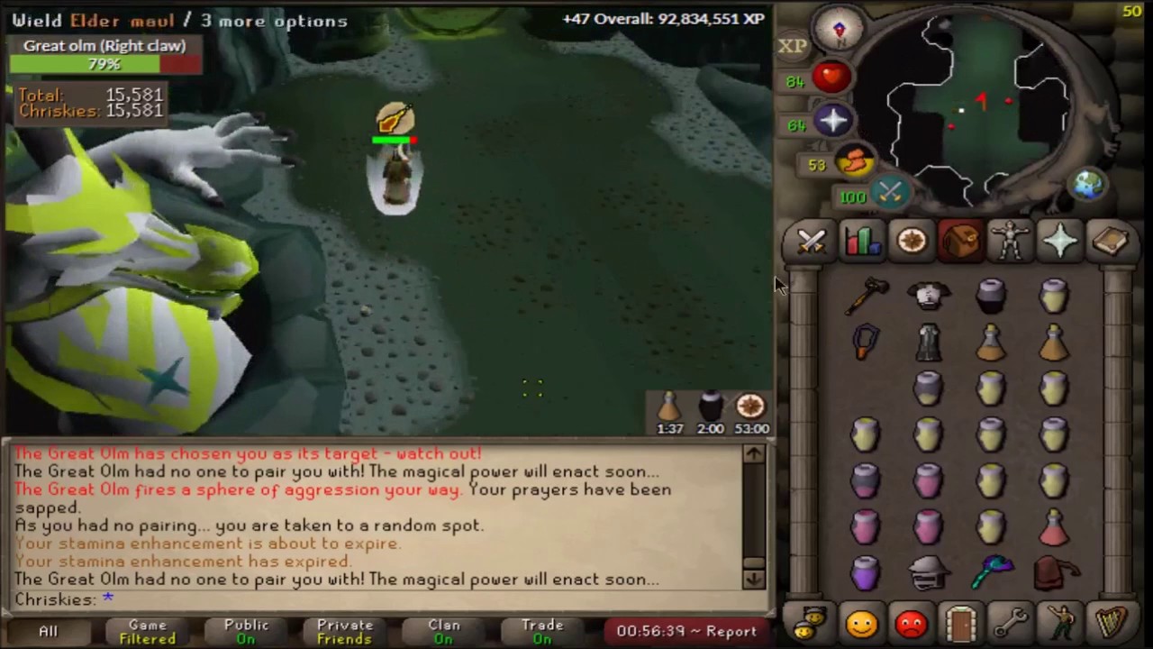 Twisted Bow Solo with full olm kill (2017)