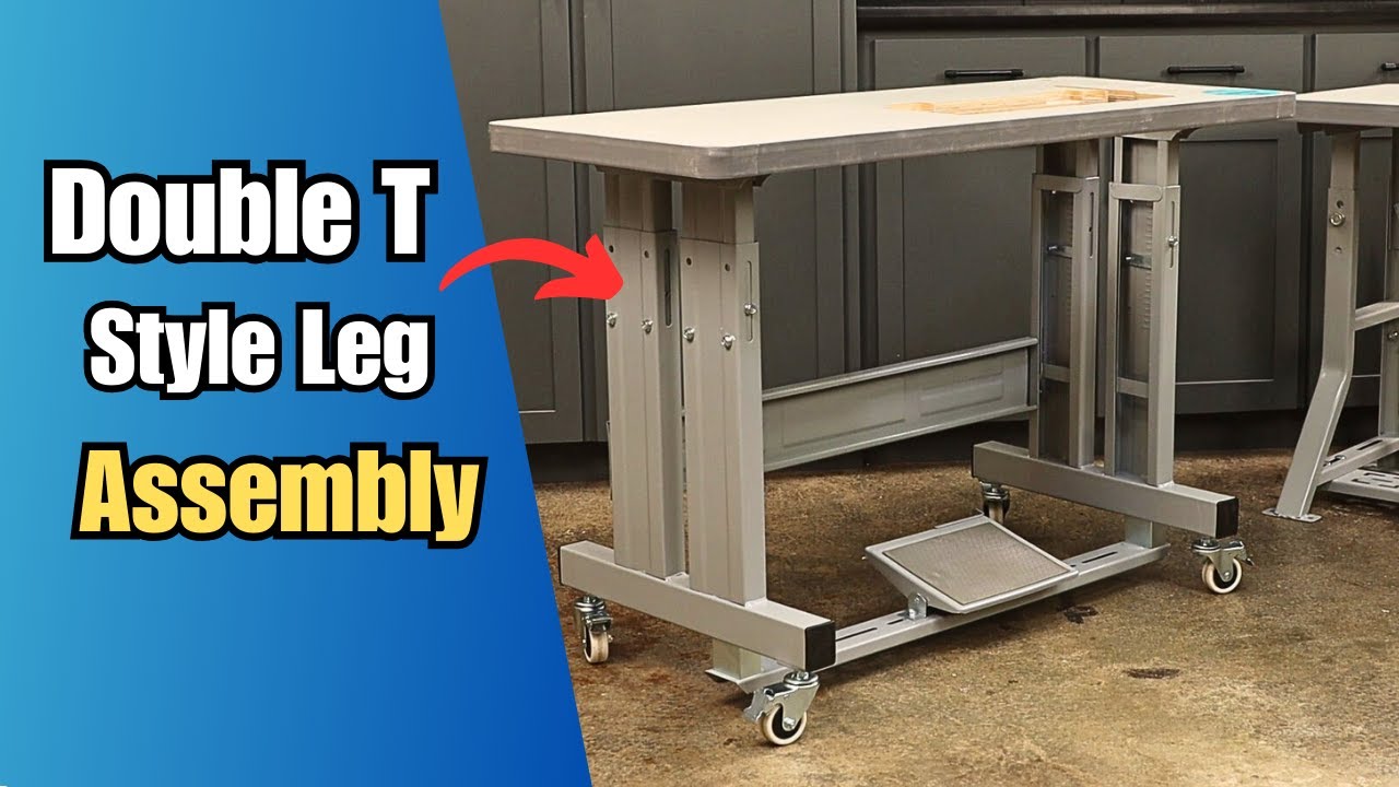 How to Assemble Prizzi Sewing Double T Legs for Industrial Sewing Machine