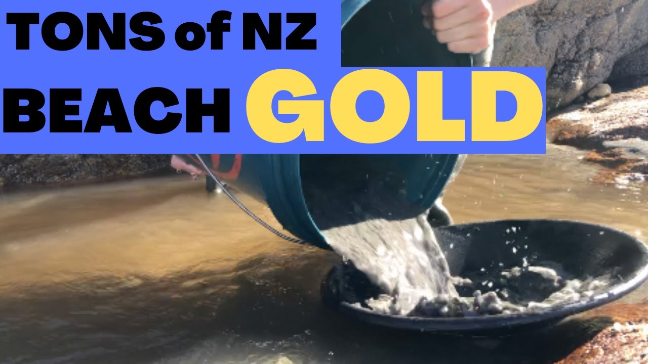 Beach gold mining for tons of flour gold!