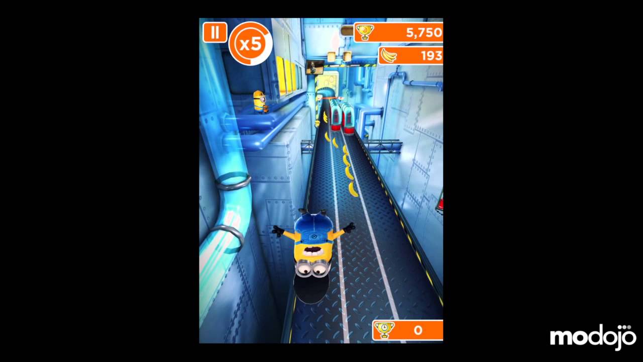 Despicable Me: Minion Rush Walkthrough Level 4 (iPhone/iPad) Part 1