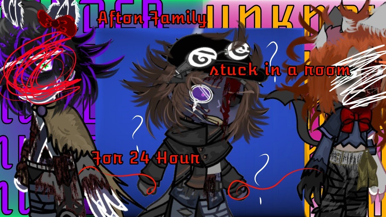 Afton Family stuck in a room for 24 hour // [PT.1] // [Read desc]