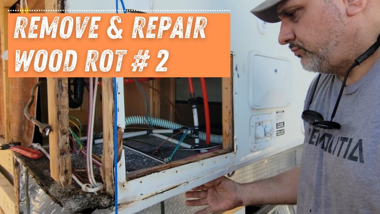 TRUCK CAMPER: Remove & Repair Wood Rot On Truck Camper # 2