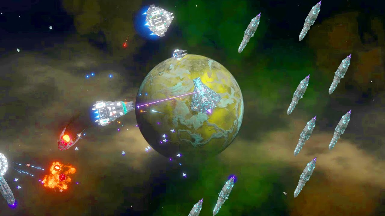 Space Menace | Build MASSIVE Warship Fleets for Invasion in this RTS Set in an 'FTL' like Universe