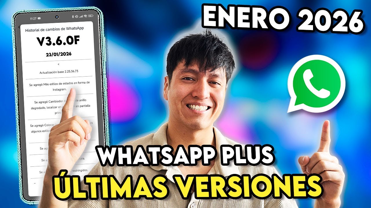 WHATSAPP PLUS ULTIMA VERSI&Oacute;N ENERO 2026 🔥DESCARGAR WHATSAPP PLUS