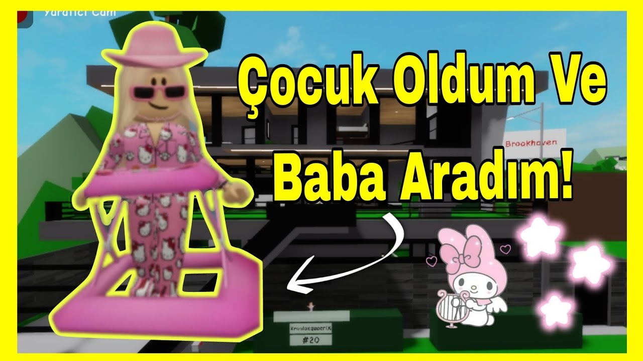 Çocuk Oldum Ve Baba Aradım Roblox Brookhaven 🏡