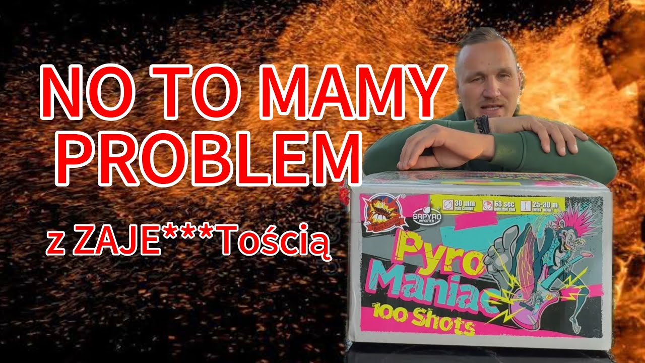 NOWOŚĆ PYRO MANIAC 10030D - sprawdź jak strzela nowa wyrzutnia od SRPYRO 