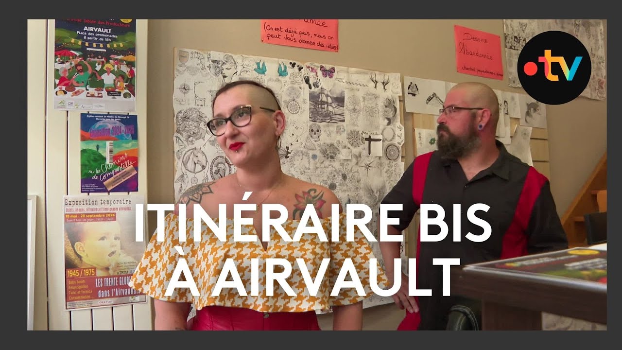 Itinéraire bis à Airvault dans les Deux-Sèvres
