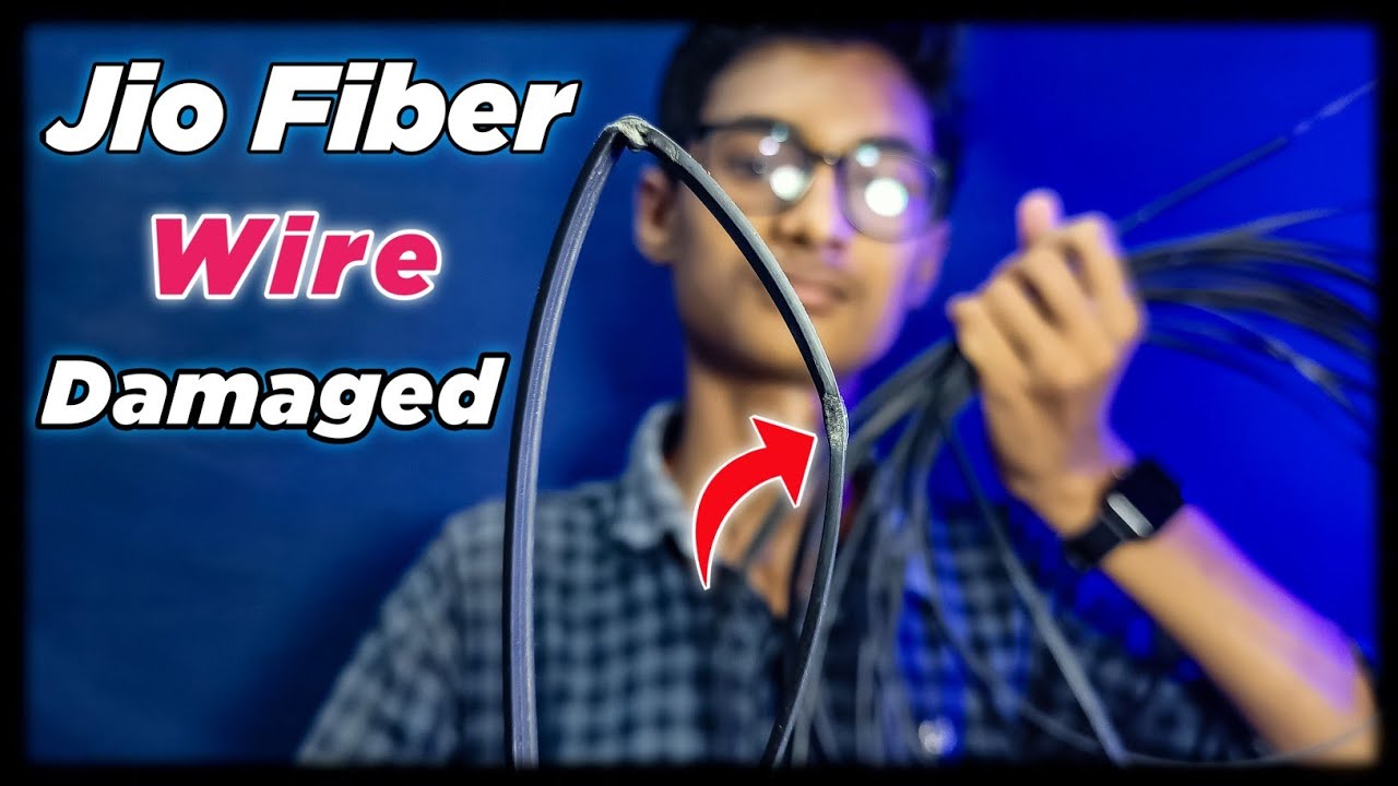 Jio Fiber Servicing Full Process | Jio Fiber Damage Wire Fix |@jio