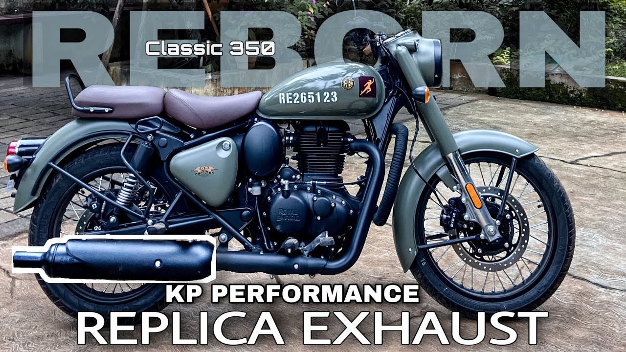 KP performance Replica Exhaust on Classic 350 Reborn | Installation | Exhaust Note || Ayaaz Ahmed