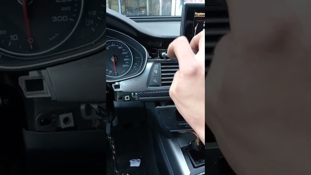 audi A6 open dashboard