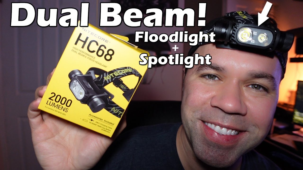 Nitecore HC68 Headlamp Review | Dual-Beam Focusable 2000 Lumen Headlamp