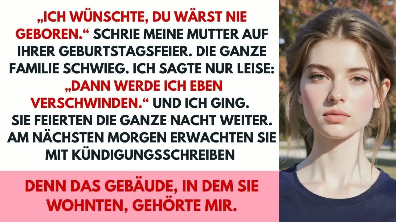 Meine Mutter wünschte, ich wäre nie geboren – also erfüllte ich ihr einen anderen Wunsch