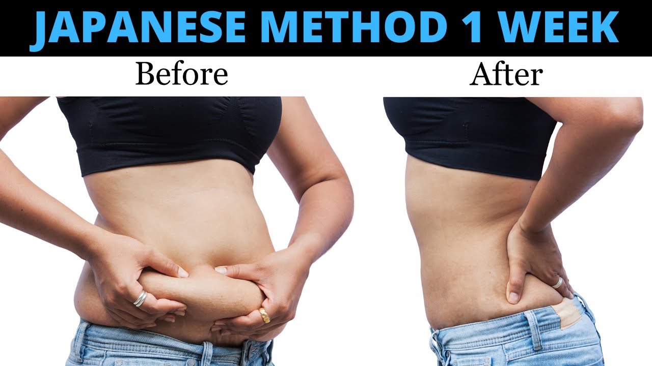 Japanese Method to Lose Belly Fat in a Week