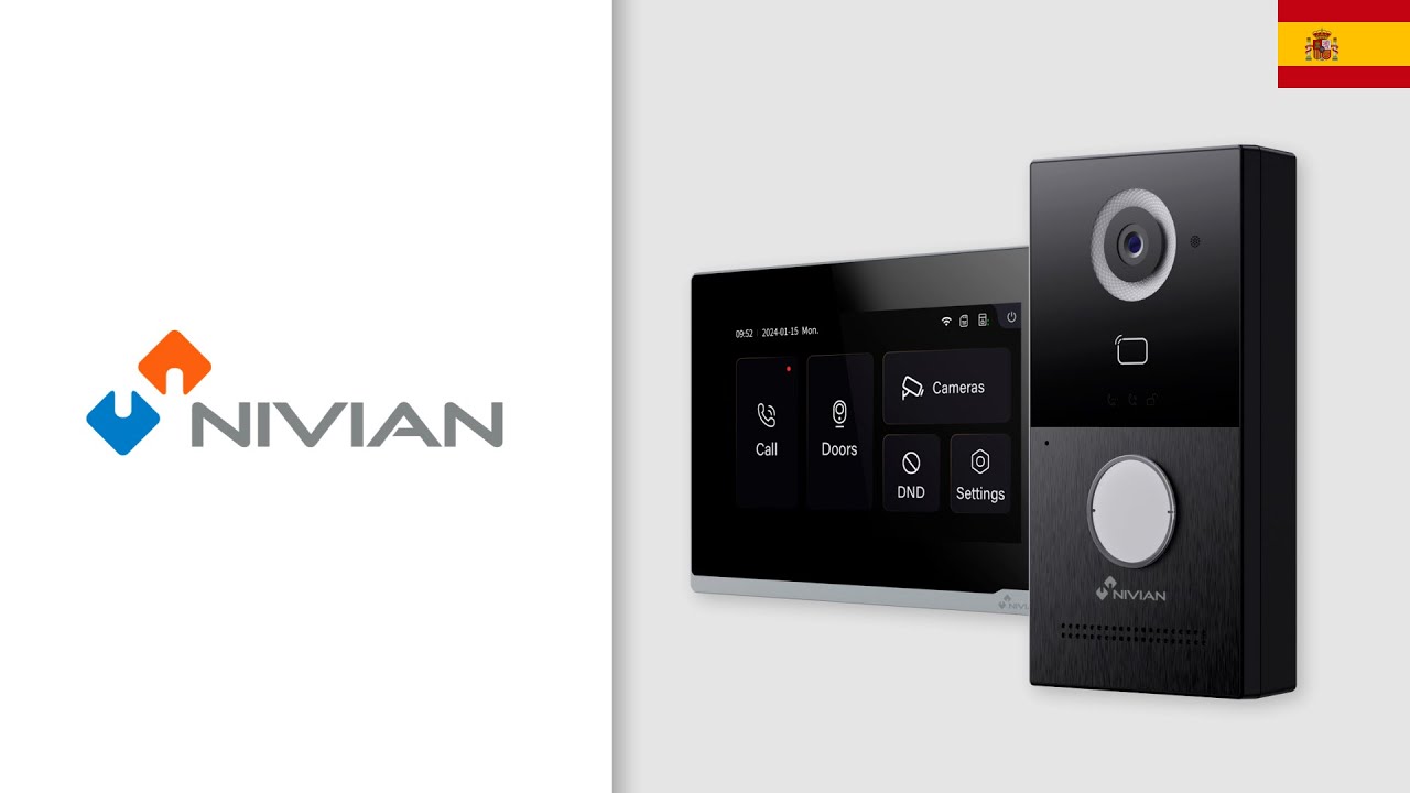 🔵 NVS-VIDEOINTERCOM-2W | C&oacute;mo instalar el videoportero inteligente WiFi Nivian