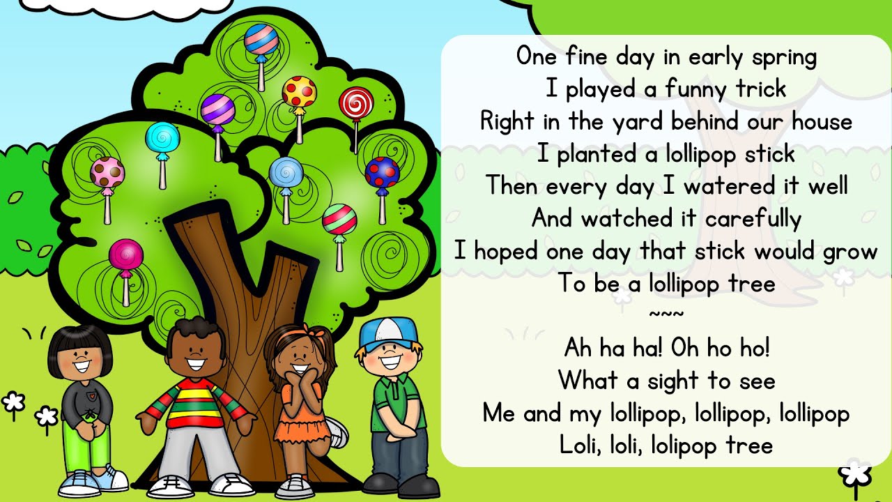 Music: Lollipop Tree, Vocal Music Education, Children Singing Songs, Fast & Slow Tempos Chorus Verse
