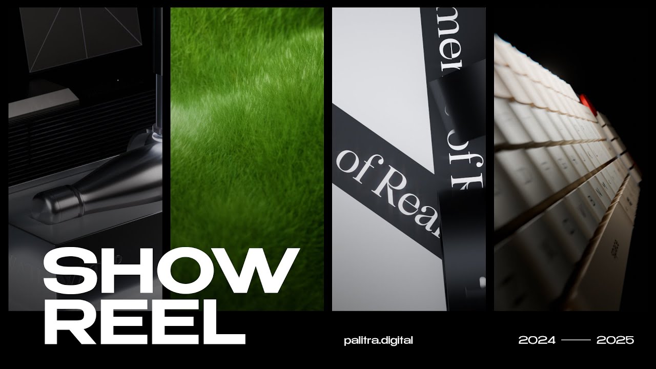 SHOWREEL 2024 — 2025 | 3D pruduct | palitra.digital