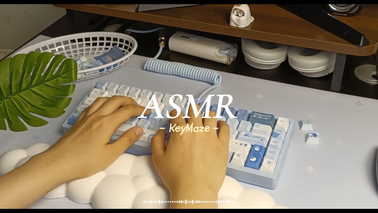 [ASMR] Creamy & Satisfying Typing Sounds - No Filter, Warm Indoor Lighting #asmr #keycaps #keyboard