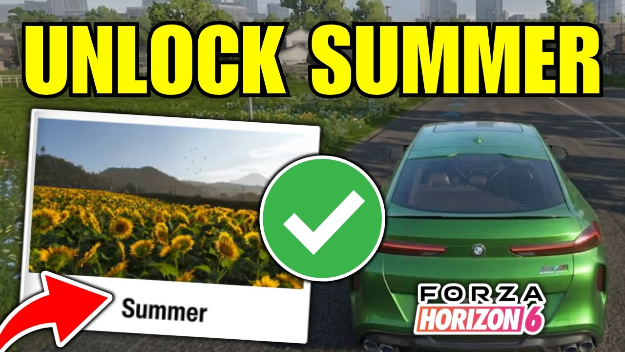 Как разблокировать лето в Forza Horizon 6