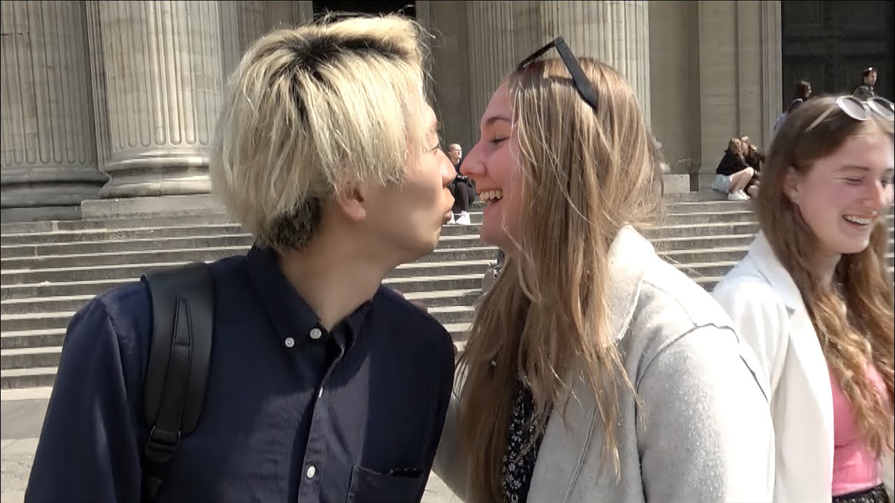 【パリ】海外美女とフレンチキスできるまで帰れま10やったら予測不能な事態にwww