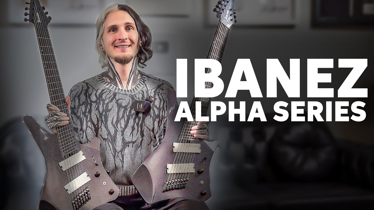 Компания Ibanez представила НОВУЮ серию гитар Alpha | Гитары A527 и A528 с мультимензурой