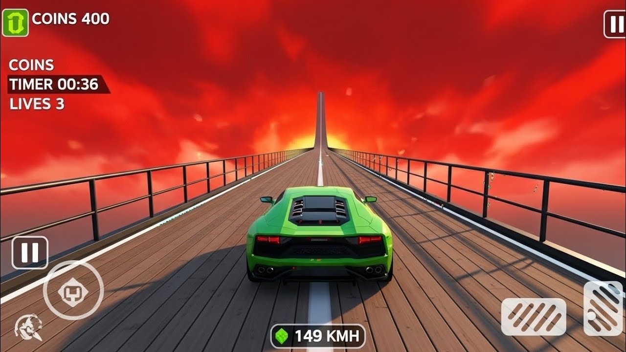 Crazy Car Racing on Extreme Mega Ramps ⚠️
