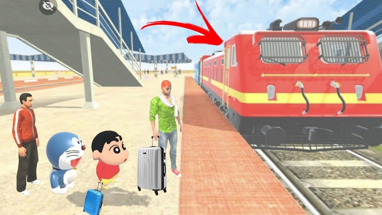 Train se gaye chacha ke Gaon 😍 in Indian Theft Auto simulator | new update 