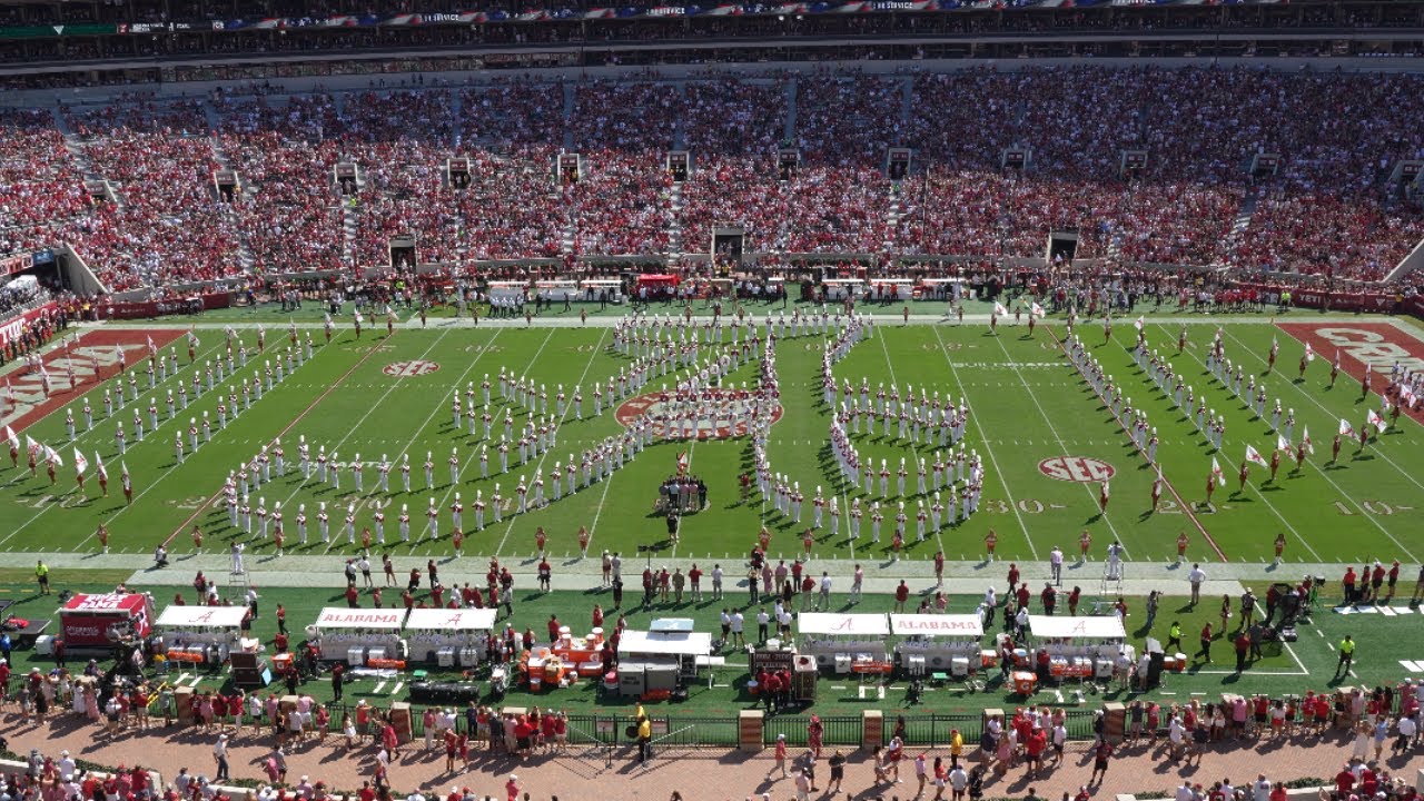 The University of Alabama Million Dollar Band Pregame Show vs Wisconsin