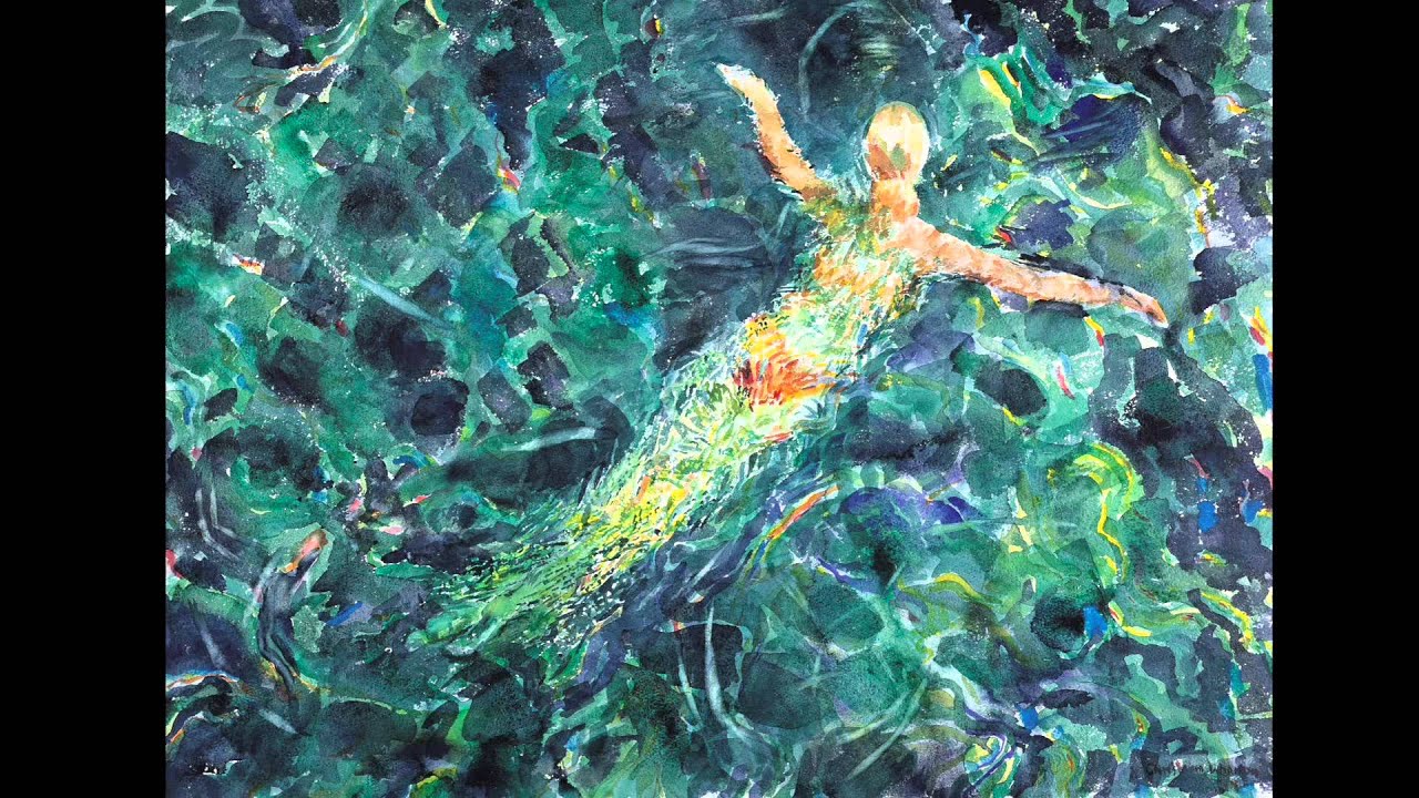 5- Swimmers - Watercolour Painting Techniques