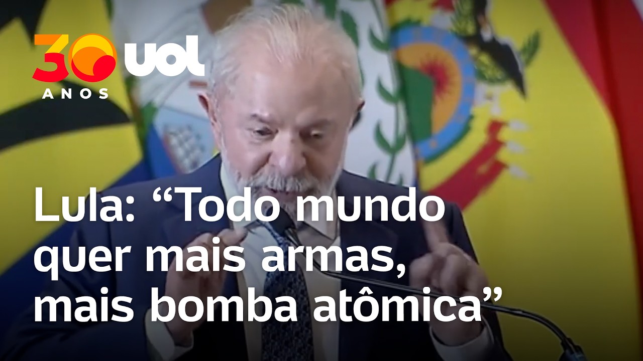 Conflito no Ir&atilde;: Lula critica armamento de pa&iacute;ses e faz apelo ao Conselho de Seguran&ccedil;a pela paz
