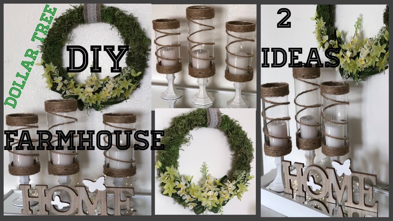 DIY decoración estilo farmhouse en colaboración con La cruz Tv