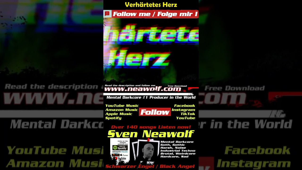 Sven Neawolf Drops Brutal Mental-Darkcore Harsh Noize Grunge Goth Weirdcore Song | Watch and Share!