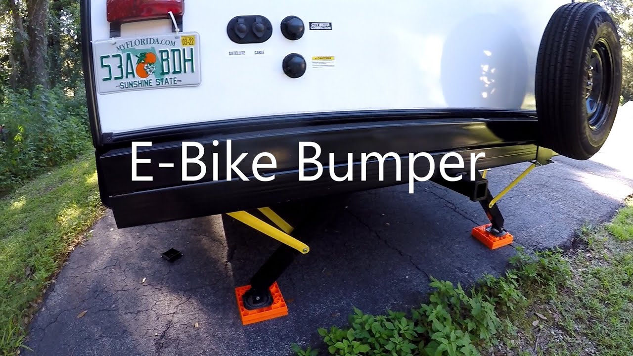 Reinforced Travel Trailer Bumper for Heavy Electric Bikes