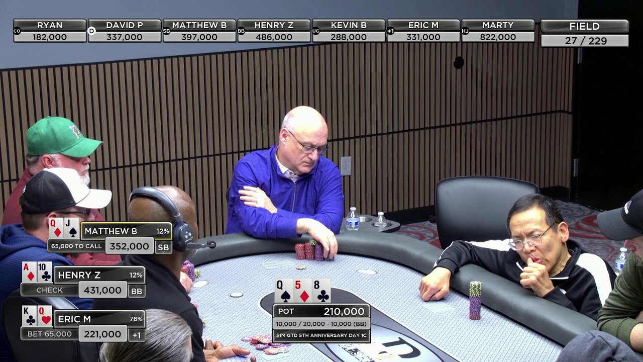 $1,000,000 GTD 5TH ANNIVERSARY DAY 1C