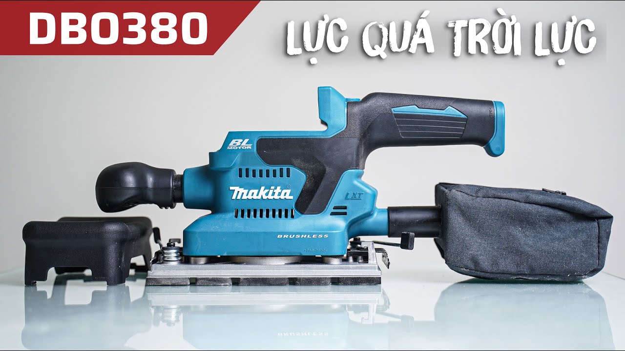 Máy Chà Nhám Pin 18V Rất Khủng - Makita DBO380 | Êm, Mạnh, Cực Kì Cơ Động