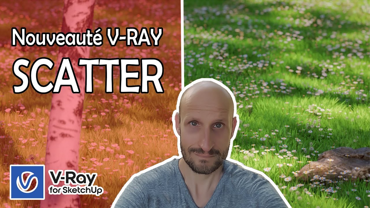 V-RAY 5 SketchUp - SCATTER