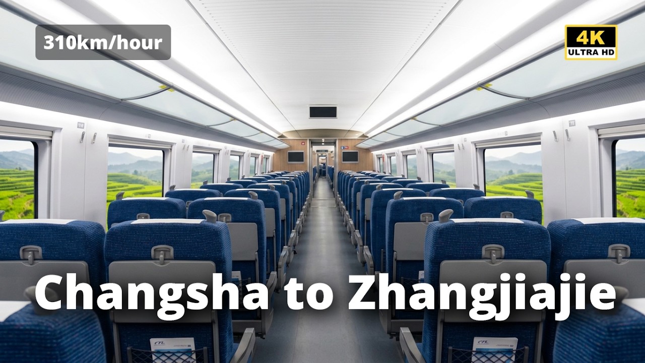 Riding a Train to Avatar Mountains in China 🇨🇳 (Changsha to Zhangjiajie)
