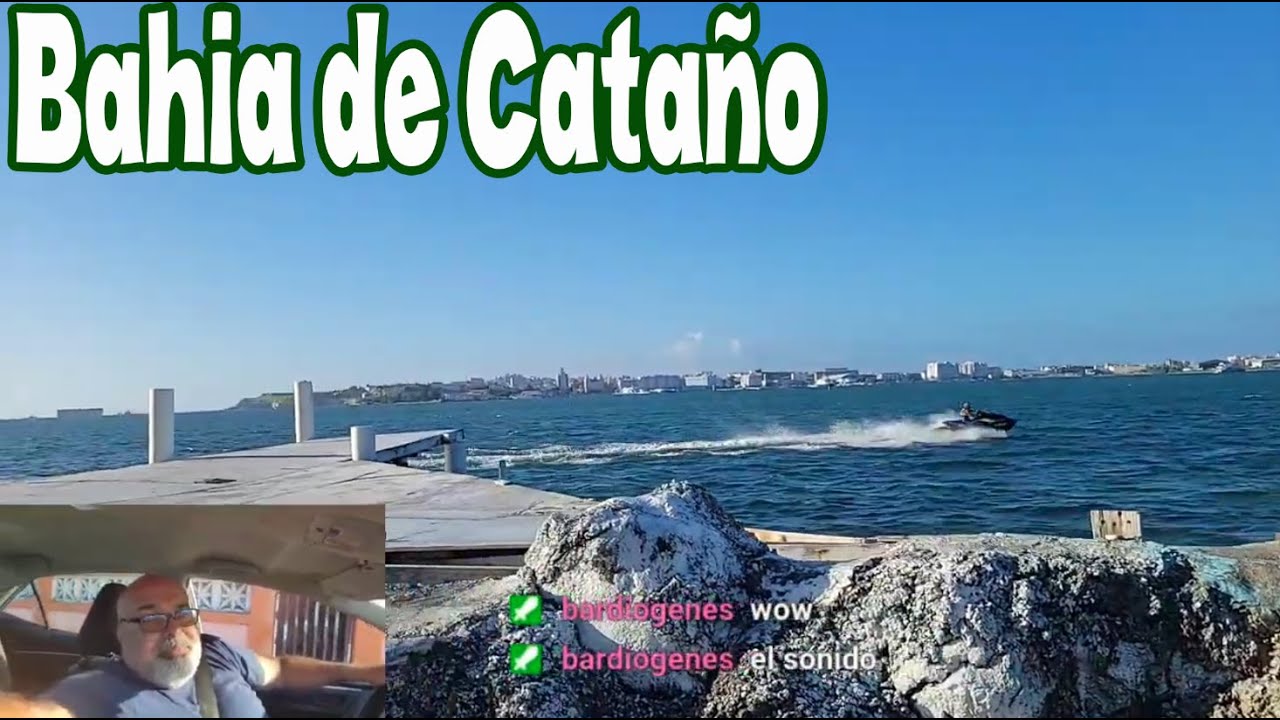 Driving in Bayamón and Bahia de Cataño, Puerto Rico Sunny Day No Rain Day