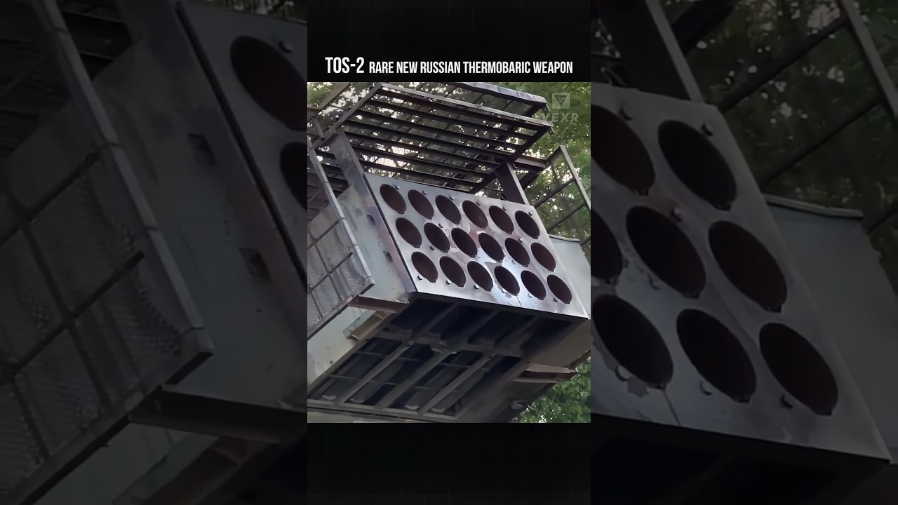 Редкое новое русское термобарическое оружие &laquo;TOS‑2&raquo;