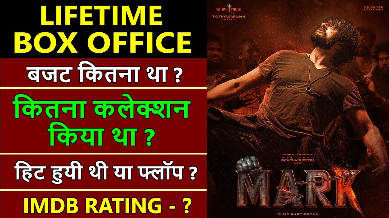 Mark Lifetime Worldwide Box Office Collection, mark movie hit or flop, kiccha sudeep