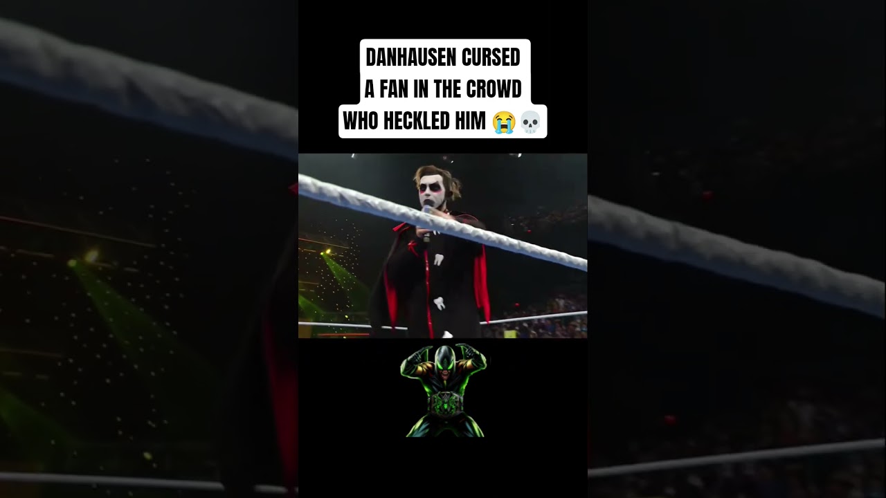 Данхаузен проклял фаната из толпы, который его оскорблял! 😭💀 #wwe #danhausen #wwesmackdown