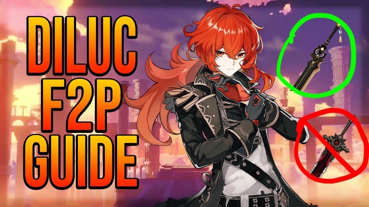 F2P diluc build and team for 200k damage