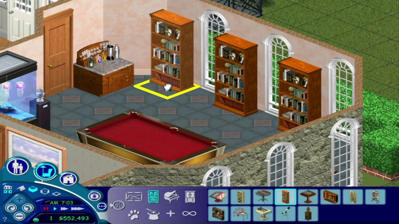 The Sims 1-  Furnishing a Mansion