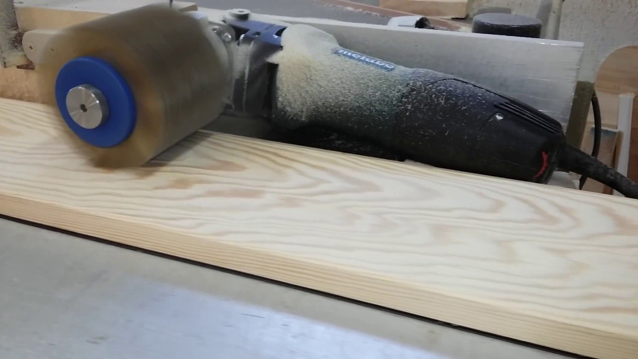 metabo se 12 Burnisher Polisher Wood (How to rust the wood with little effort)