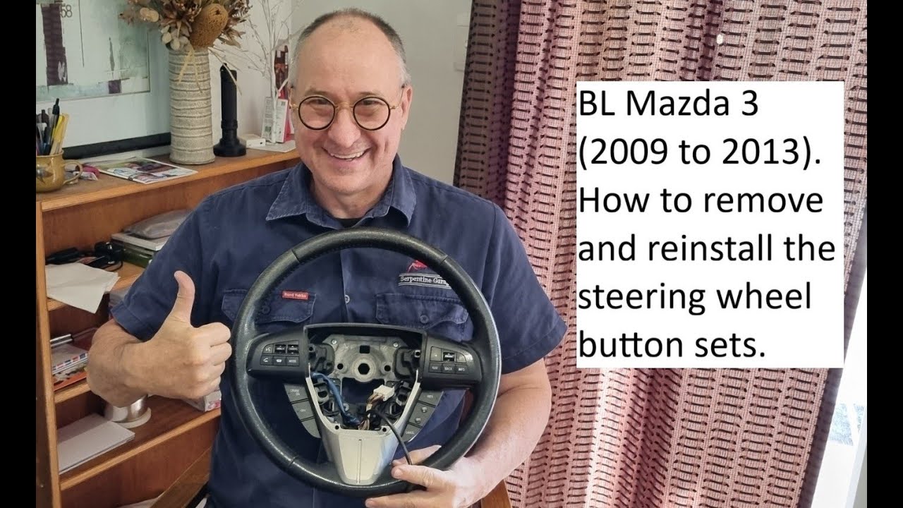 BL Mazda 3: Ремонт и восстановление кнопок на рулевом колесе. 2009 2010 2011 2012 2013 Стереосист...