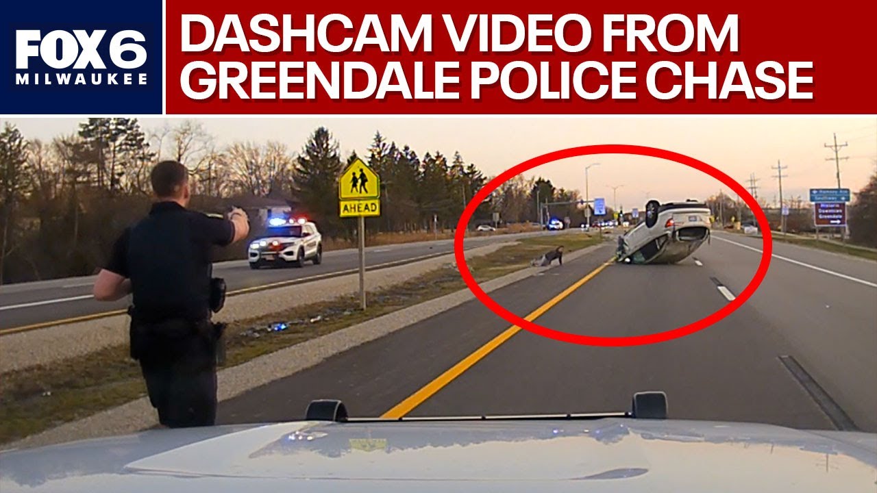 Dashcam video: Greendale police chase ends in crash | FOX6 News Milwaukee