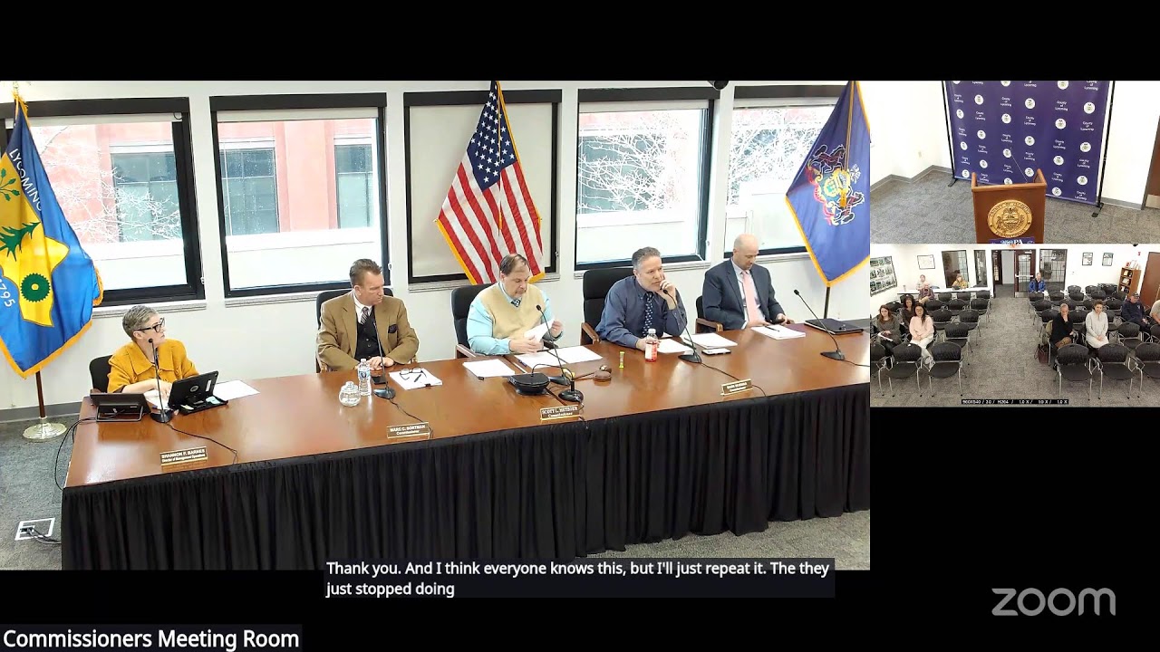 Lycoming County Commissioners Meeting 2-26-26